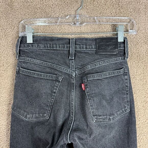 Levi's Strauss Wedgie Jeans Womens Size 24 Bite My Dust Icon Fit Denim High Rise - Picture 9 of 13